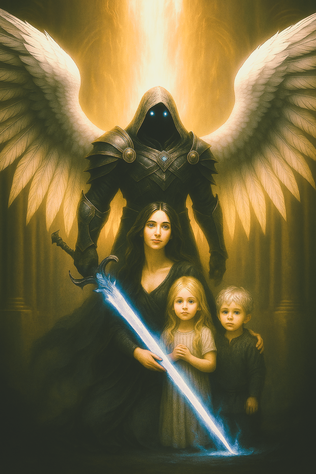 Arcangel Protecting Family